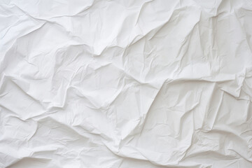 Obraz premium Processed collage of crumpled white paper sheet texture. Background for banner, backdrop or texture