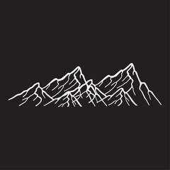 Mountain Vector, Mountain Vector T-shirt Design