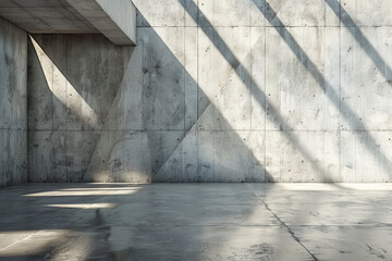 Empty hall of modern architectures 
