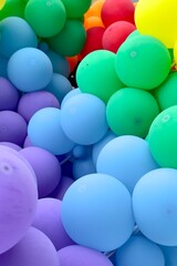 colorful balloons background