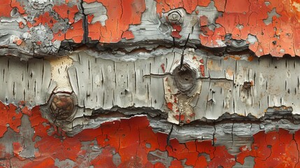 Texture of red bark with beautiful background