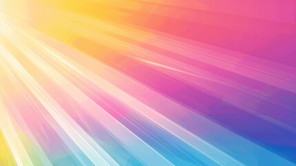 Obraz premium A colorful LGBT flag with soft gradients and ample space for text, ideal for promoting equality and diversity