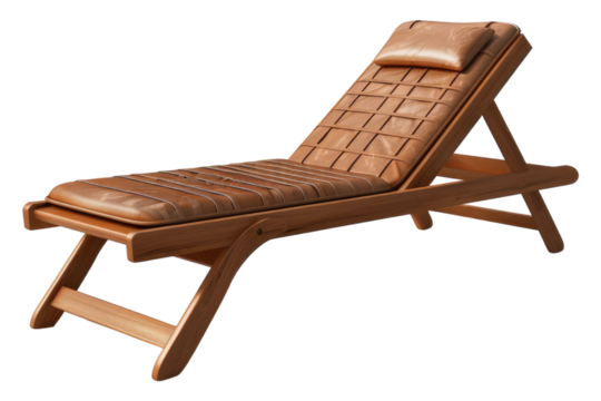 Lounger isolated on transparent background