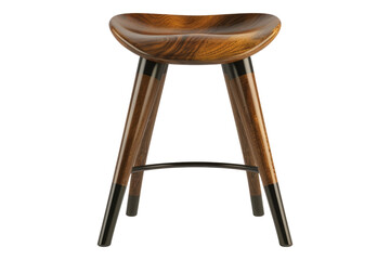 Modern stool isolated on transparent background
