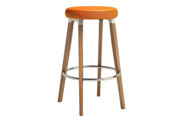 Modern stool isolated on transparent background