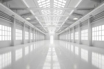 Fototapeta premium Empty hall of modern architectures&nbsp; 