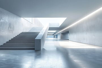 Obraz premium Empty hall of modern architectures&nbsp; 