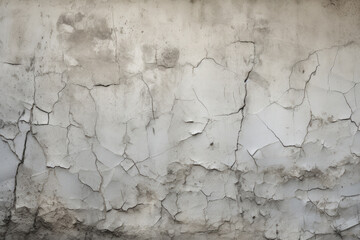 Obraz premium Processed collage of obsolete stucco wall with visible cracks texture. Background for banner, backdrop
