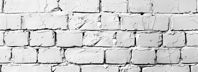 A white brick wall for home decoration

