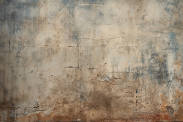 Processed collage of dirty brown concrete wall surface texture. Background for banner, backdrop