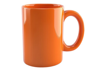 Plastic mug isolated on transparent background