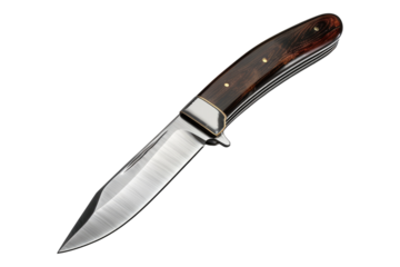 Pocket knife isolated on transparent background