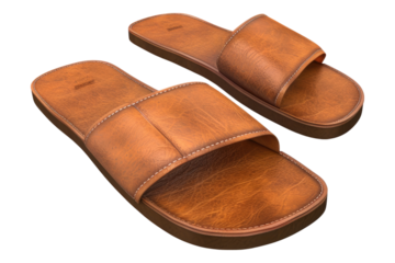 Sandal shoes isolated on transparent background