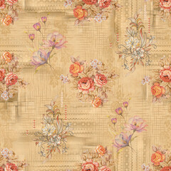 pattern with flowers