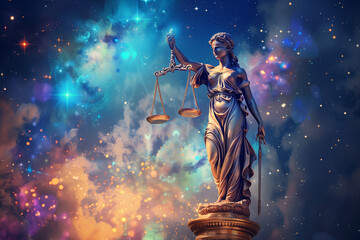 wallpaper of spiritual astrological zodiac sign libra