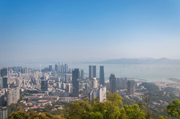 nanshan district cityscape shenzhen china