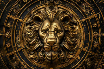 wallpaper of spiritual astrological zodiac sign leo 