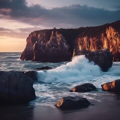 Seaside Serenity: Beauty of the World Landscape at Sundown