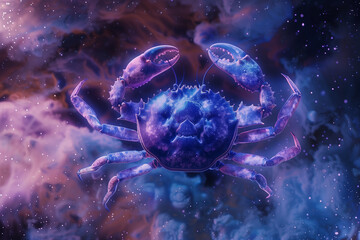 wallpaper of spiritual astrological zodiac sign cancer 