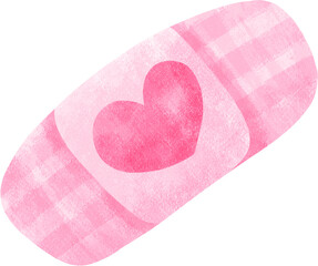 Cute coquette pink plaster