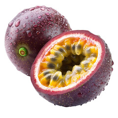 passionfruit on transparent png background