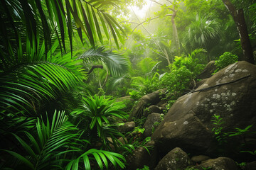 tropical jungle