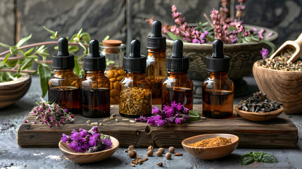 lavender flowers in a bottle