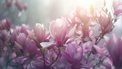 Spring's Splendor: The Magnificent Blossoming of Magnolia Flowers at 7:4