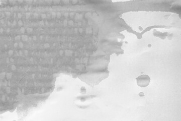 Wet paper. A wet stain on white paper. Water spot on paper