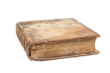 Old Vintage Worn Leather Bound Book