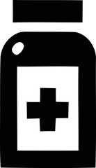 Obraz premium Pill Bottle Essence, Minimalist Approach to Healthcare