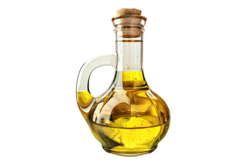 Vegetable cooking oil isolated on transparent background