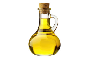 Vegetable cooking oil isolated on transparent background