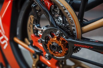 Obraz premium close up of a wheel