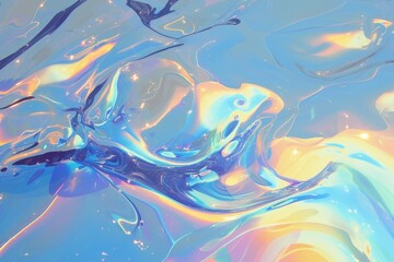 Abstract liquid motion background with vibrant color effects