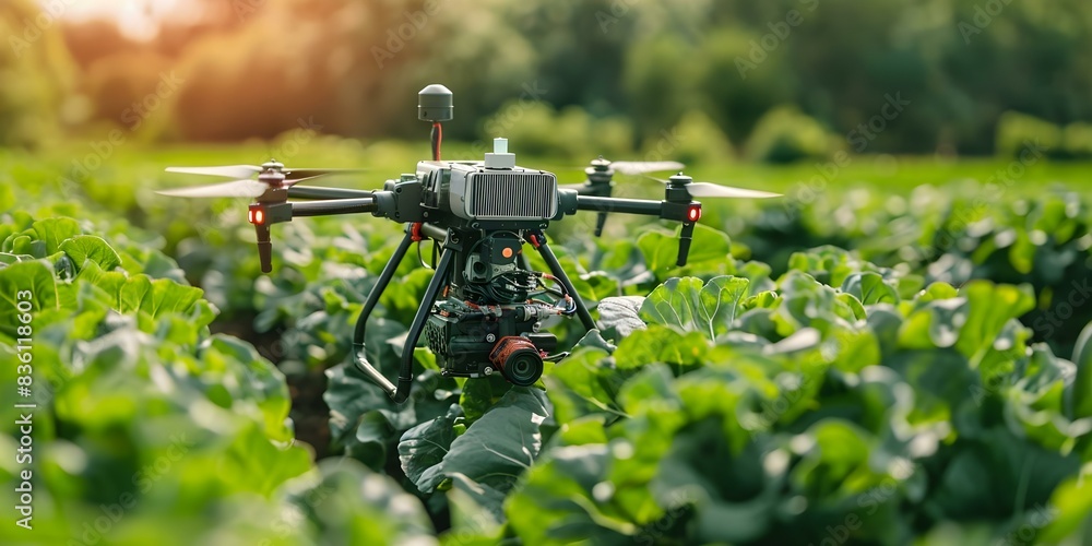 Poster future innovation in agriculture robotics technology transforming modern farms into smart operations