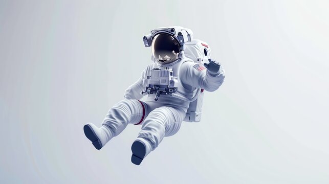 3D Cartoon Astronaut