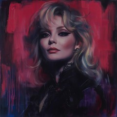 Portrait of Woman with Intense Gaze