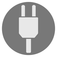 Obraz premium black and white vector design of electric plugs image for home, office, factory, etc decoration.