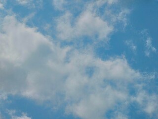 blue sky with clouds