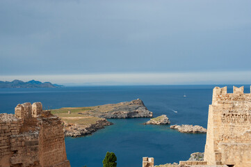 Klippen in der bauen See