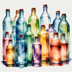 Bottle Very Fresh illustration Design