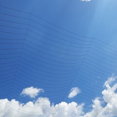Blue sky and white clouds 