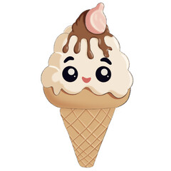 cartoon ice cream
