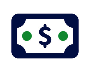 Dollar money vector icon