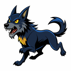 illustration of a wolf