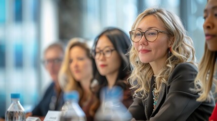 International trade conference with sessions on LGBTQ+ rights, intersectionality, and gender fluidity. Experts discuss the impact of inclusive policies on global business practices and the importance