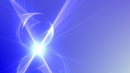 Futuristischer blauer Lichteffekt in hell leuchtender Energiestruktur. Geschwindigkeitseffekt....