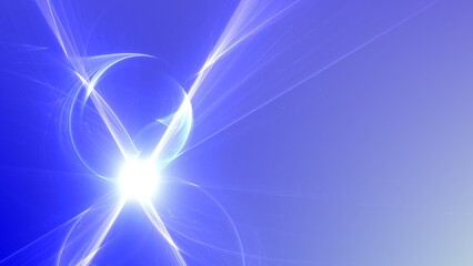 Futuristischer blauer Lichteffekt in hell leuchtender Energiestruktur. Geschwindigkeitseffekt....