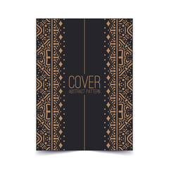 abstract flat book cover set